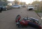 Grave accidente de tránsito en barrio Roca: un motociclista resultó con lesiones graves