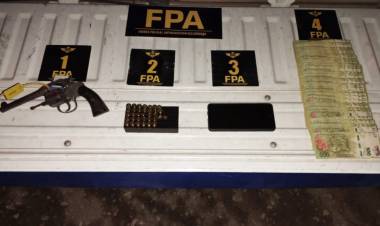 FPA secuestra revólver y detiene a sujeto 