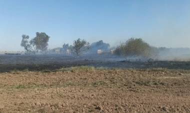 Un hombre quedó detenido por un incendio en Las Varas