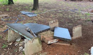 Provocaron destrozos en el predio "Ciudad Verde" de Sportivo Belgrano