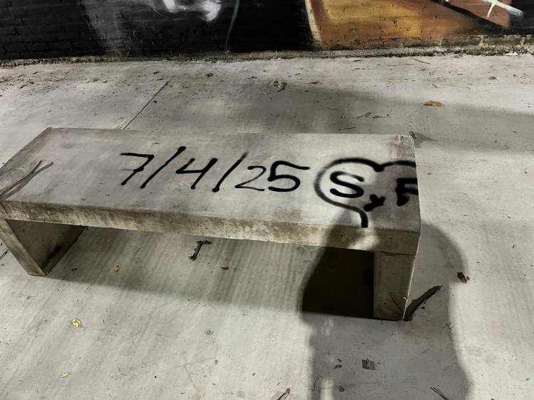 Vandalizaron el renovado Pasaje Cornaglia 