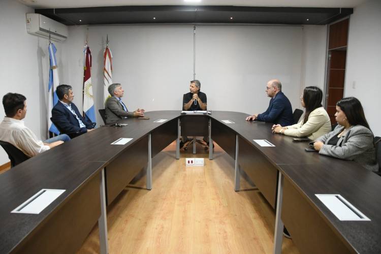 Bernarte recibió a las nuevas autoridades de Cruz Roja Argentina filial San Francisco