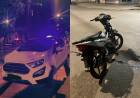 Jóvenes con lesiones graves por accidente en Av. Brigadier López