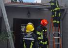 Incendio en una vivienda de barrio Roca 