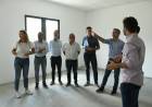 Bernarte recorrió el avance de obra y anunció la apertura de la Guardería Municipal del Parque Industrial