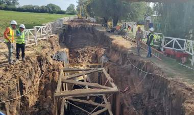 Avanza la obra del Acueducto Santa Fe-Córdoba
