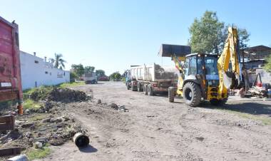 Se realizan obras en canales pluviales del noroeste de la ciudad