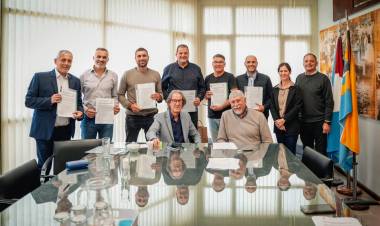 La Defensoría del Pueblo firma convenios de trabajo interinstitucional con localidades del Dpto. San Justo