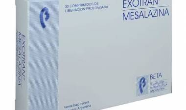 Anmat ordena retirar del mercado 10 lotes de un antiinflamatorio intestinal por falta de efectividad