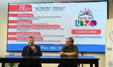 Se anunció la octava edición de la Feria del Libro San Francisco