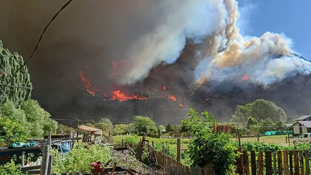 Incendios en Chubut: la foto que confirma que el fuego fue intencional