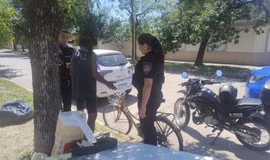 Recuperan bicicleta sustraída y detienen a un sujeto