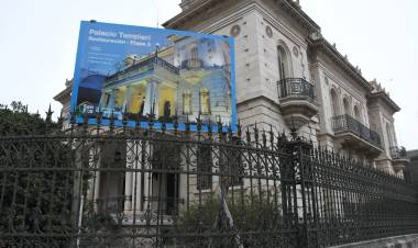 Avanza la recuperación del Palacio Tampieri: en marcha la tercera y última etapa de obras