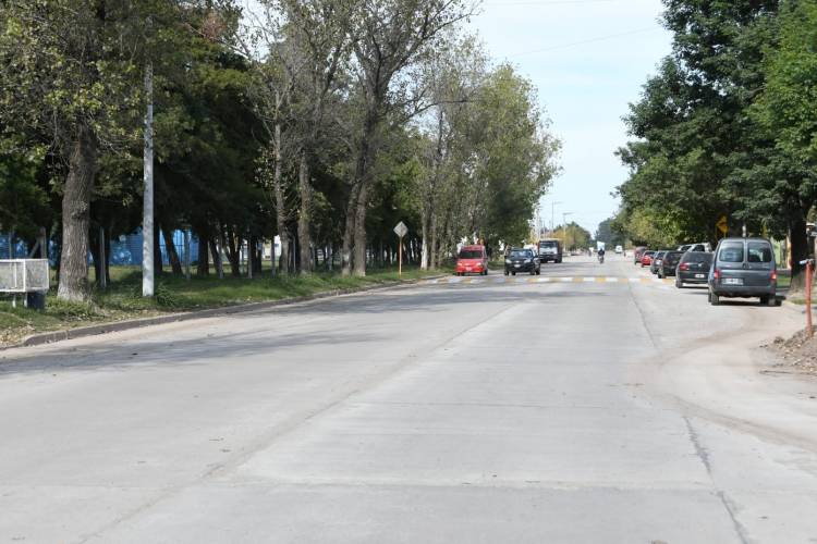 Bernarte habilitó pavimentación en Av. Libertador Sur