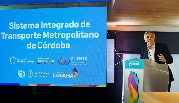Llaryora y Passerini anunciaron el Sistema Integrado de Transporte Metropolitano de Córdoba