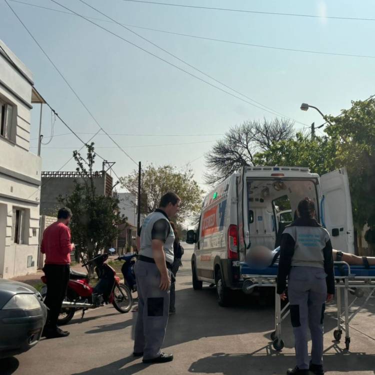 Accidente en barrio Vélez Sarsfield 