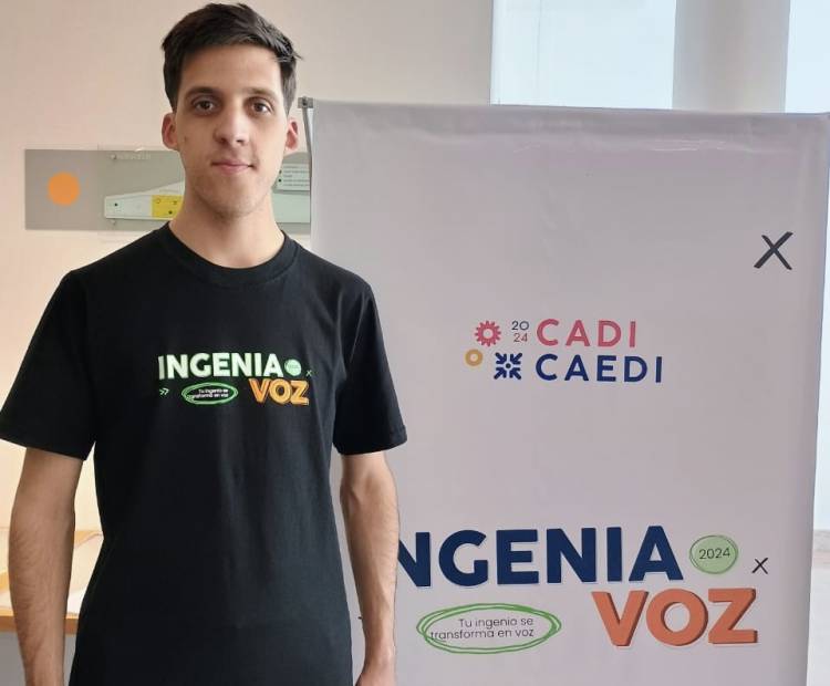Estudiante avanzado de UTN San Francisco presentó proyecto para elaborar packaging biodegradable con fibra de naranja 