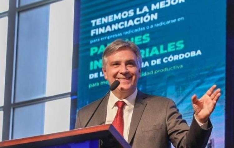 Llaryora continuará con la promoción de parques industriales