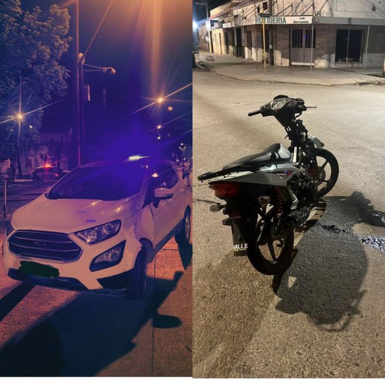 Jóvenes con lesiones graves por accidente en Av. Brigadier López