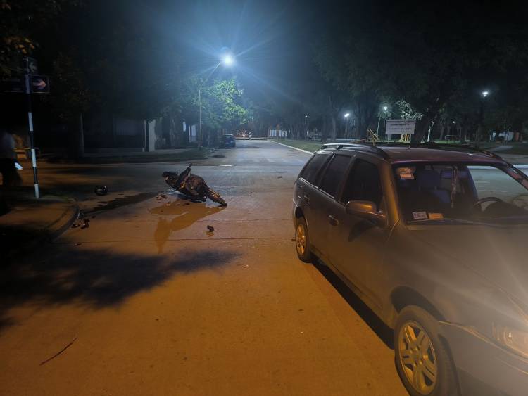 Accidente de tránsito en Barrio Jardín