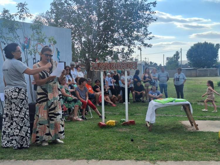 Se inauguró en Frontera la Plazoleta Renacer 