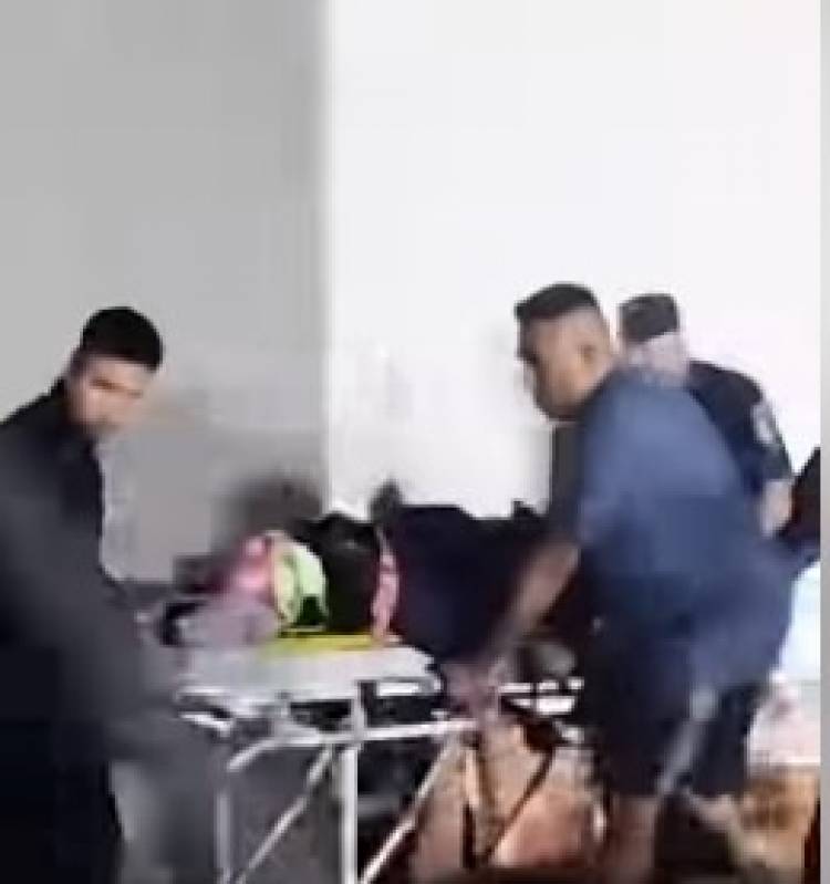 Un policía resultó herido tras incidentes al finalizar un partido de futbol en S.M. Laspiur 