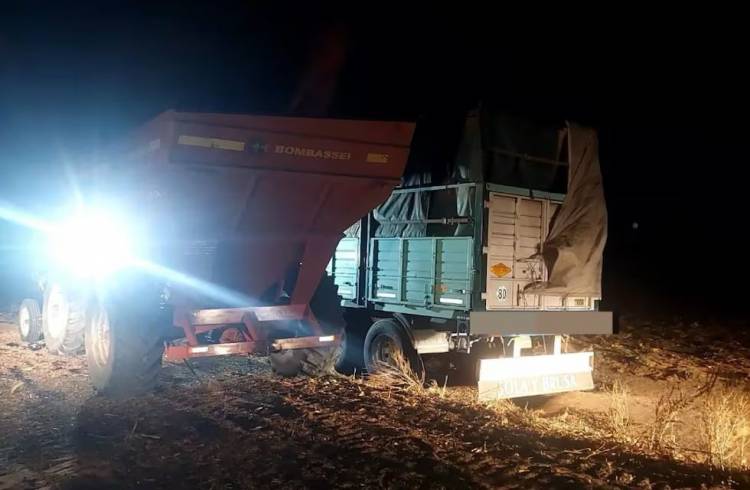 Trágico accidente laboral: falleció al ser succionado por la tolva de un tractor