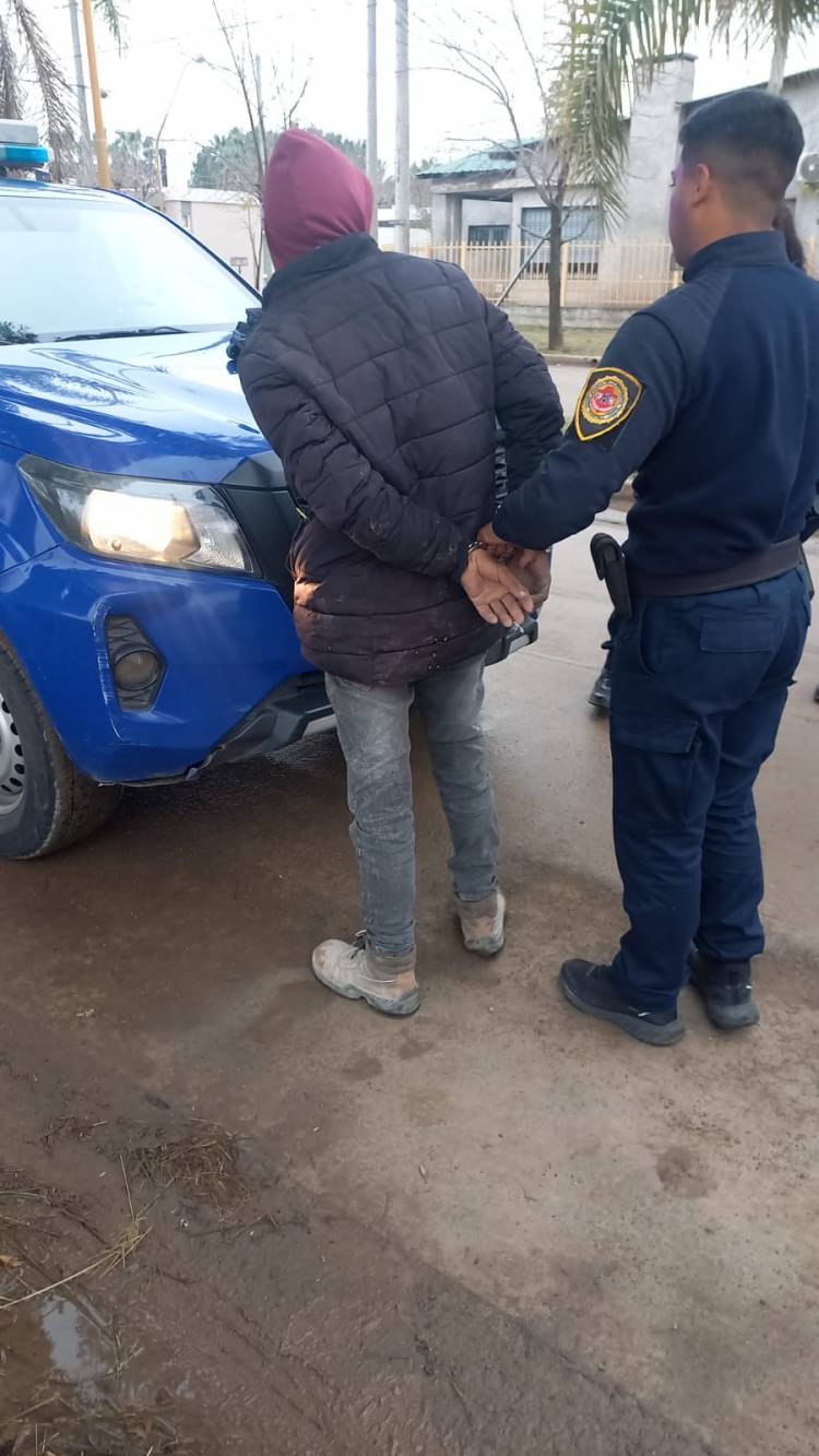Un hombre detenido por el robo de elementos en una obra en construcción