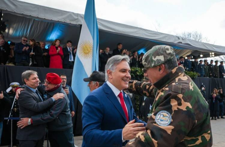Monte Cristo fue sede del desfile cívico – militar en conmemoración del paso a la inmortalidad del General José de San Martín