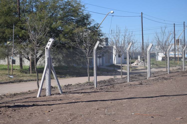 San Isidro comenzó con el cerramiento de los nuevos lotes del predio 