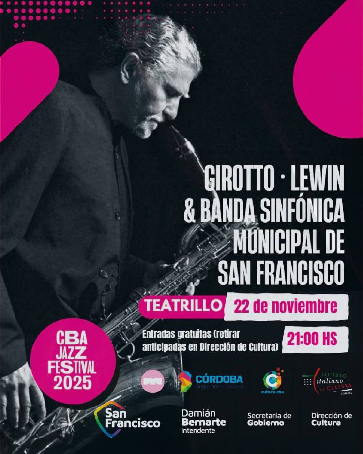 El Córdoba Jazz Festival 2025 desembarca en San Francisco con entrada gratuita
