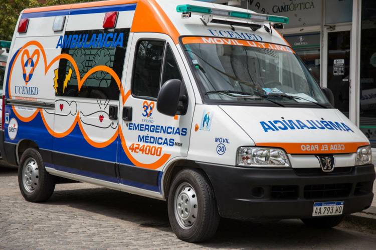 Perdió el control de su moto y debió ser traslada al Hospital Iturraspe 