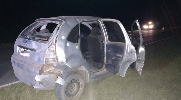 Motociclista falleció tras impactar contra un auto en Sacanta